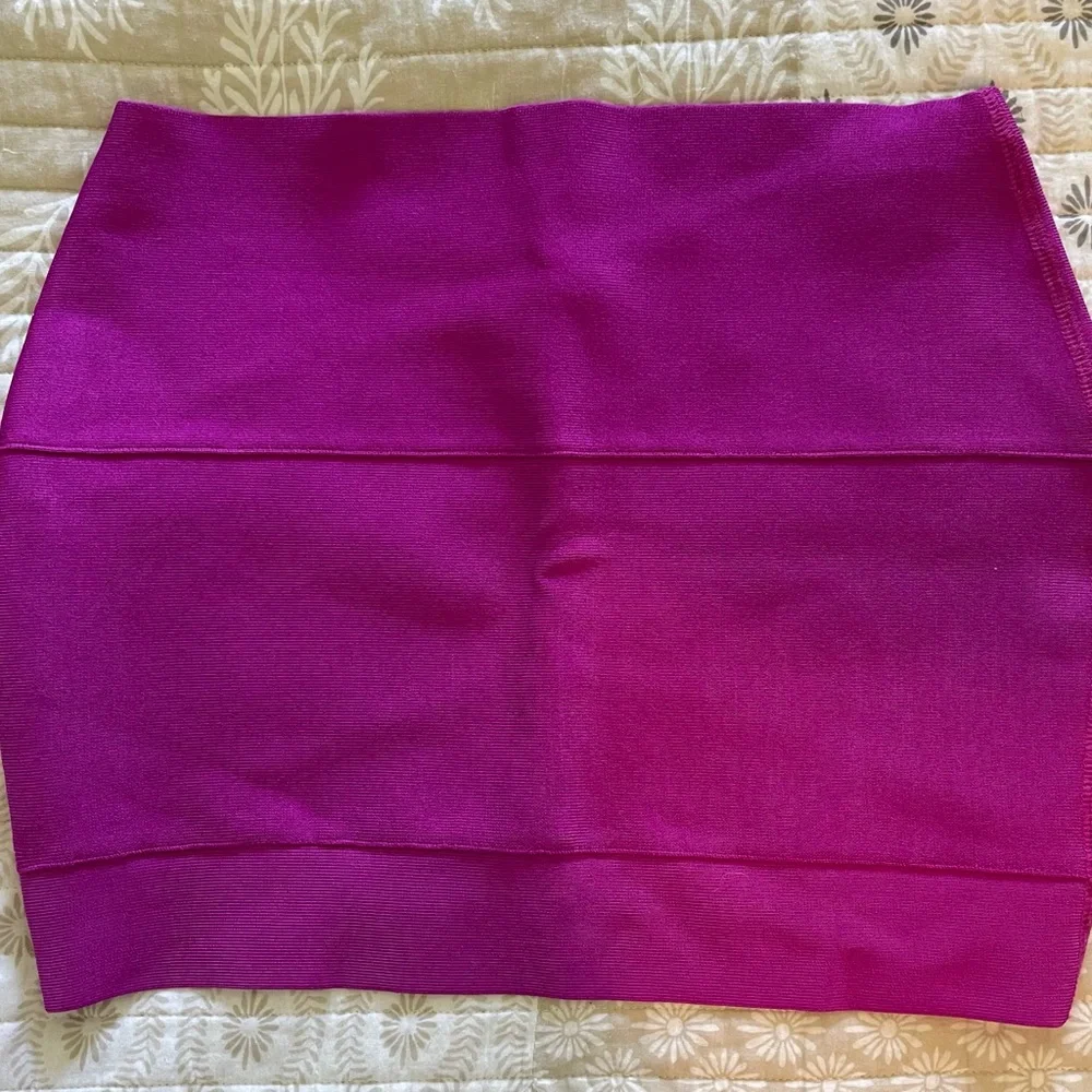 SKIMS Knit Bandage Beachwear Skirt Sz S Color-Lollipop